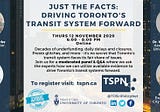 Just The Facts: Driving Toronto’s Transit System Forward