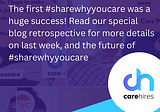 Share Why You Care: 1 week on