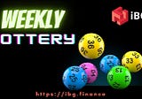 🔊 iBG Weekly Lottery is now open. Buy your tickets and be the next lucky winner! 🎉
