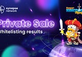 Sugar Kingdom Odyssey 
Private Sale Whitelisting results