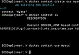 Deploy Docker container in ECS using docker compose