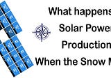 What Happens to Solar When the Snow Melts?