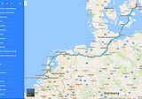 Bike touring and camping from Rotterdam, Holland to Copenhagen, Denmark