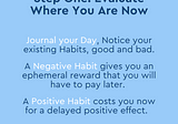 Want to Change? Start by Daily Habits