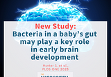 New Study: Bacteria in a baby’s gut may play a key role in early brain development