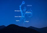 Orion: the Hunter Constellation