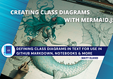 Creating Class Diagrams with Mermaid.js