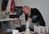 Gulf War veteran depicts the horrors of conflict — UC Berkeley ceramics mechanician molds cups…