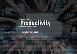 This article responds to Michael Simmons’ post on our productivity crisis, which you can find here.