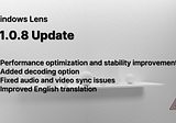[Windows] PRISM Lens v1.0.8 Update