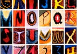 Alphabet On Butterfly Wings