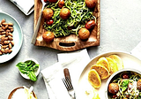Zoodles with Plant-Based Meatballs