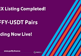 One Major Milestone Completed. PUFFY-USDT Trading Pairs Now Live On CEX. Start Trading Today!