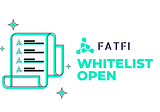 FAT IDO Whitelist is Now Open!