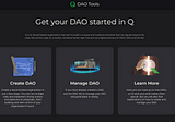 Q Development publishes DAO Governance Toolkit: the simplest way to create and manage your DAO on Q