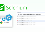 Drive Google Map Address validation with Selenium WebDriver