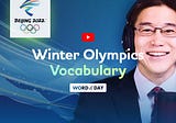 Winter Olympics Vocabulary/Slang