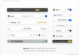 App Bar UI design inspiration