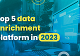 Top 5 data enrichment platforms in 2023