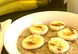 Sweet Banana Almond Oatmeal — Breakfast and Brunch