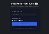 DIY YouTube to MP3 (or MP4) Download