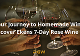 Your Journey to Homemade Wine: Discover Eken’s 7-Day Rosé wine kit — Vinkit