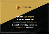Get 100 USDT Every Month 🏦💰