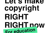 Teachers vs copyright — modern educational practices