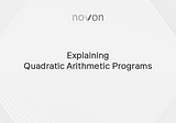 Explaining Quadratic Arithmetic programs