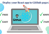 How to deploy your React App to Github Pages