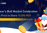New Year’s Bull Market Celebration Predict Price to Share 10,000 MDX