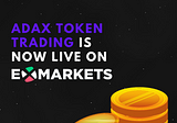 ADAX got listed at Coingecko!