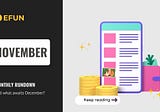 November Rundown and Early Christmas Gift for EFUN community