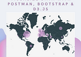 Visualize COVID-19 data using Postman, D3.JS and Bootstrap.