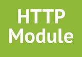 NodeJS HTTP Server Basics