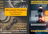 The Solopreneur Bootstrapping Mentorship Program is a comprehensive and personalized journey…