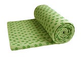 Yoga Towels Of Different Colors And Designs