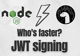 Node.js vs Deno: Who can sign JWT the fastest?