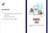 Craft your no internet/404 web page
