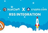 XcelDefi’s RSS Feed Integrated with Crypto.com Price Page