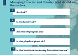 5 Everyday Questions Every Company President, Managing Director, and Country Lead should ask…