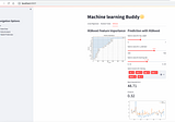 Building Interactive Predictive Machine Learning WorkFlow with Streamlit