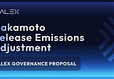 ALEX Governance Proposal: Nakamoto Release Emissions Adjustment