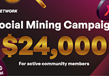 XCAD Network Social Mining Campaign — $24,000 to be won