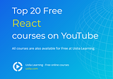 20 best courses to learn React on YouTube