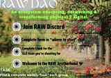 Simple Saturday: Joining the RAW DAO