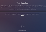 The Full(Stack) Story of a Text Classifier