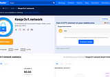 Dappradar.com has listed Keepr3v1.network now