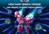 How many $MECH tokens are needed to boost Mecha speed?