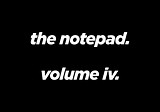 The Notepad Vol. 4 — Dissociation from the Sports Teams I